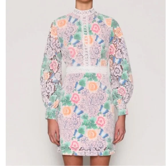 true decadence embroidered dress RENT True Decadence Embroidered Floral Maxi (RRP £145) main image 0